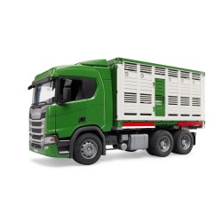bruder - Scania Super 560R Tiertransport-LKW mit 1 Rind