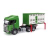 bruder - Scania Super 560R Tiertransport-LKW mit 1 Rind