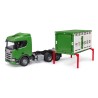 bruder - Scania Super 560R Tiertransport-LKW mit 1 Rind