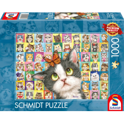 Schmidt Puzzle - Katzen-Mimik