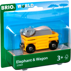 BRIO Tierwaggon Elefant