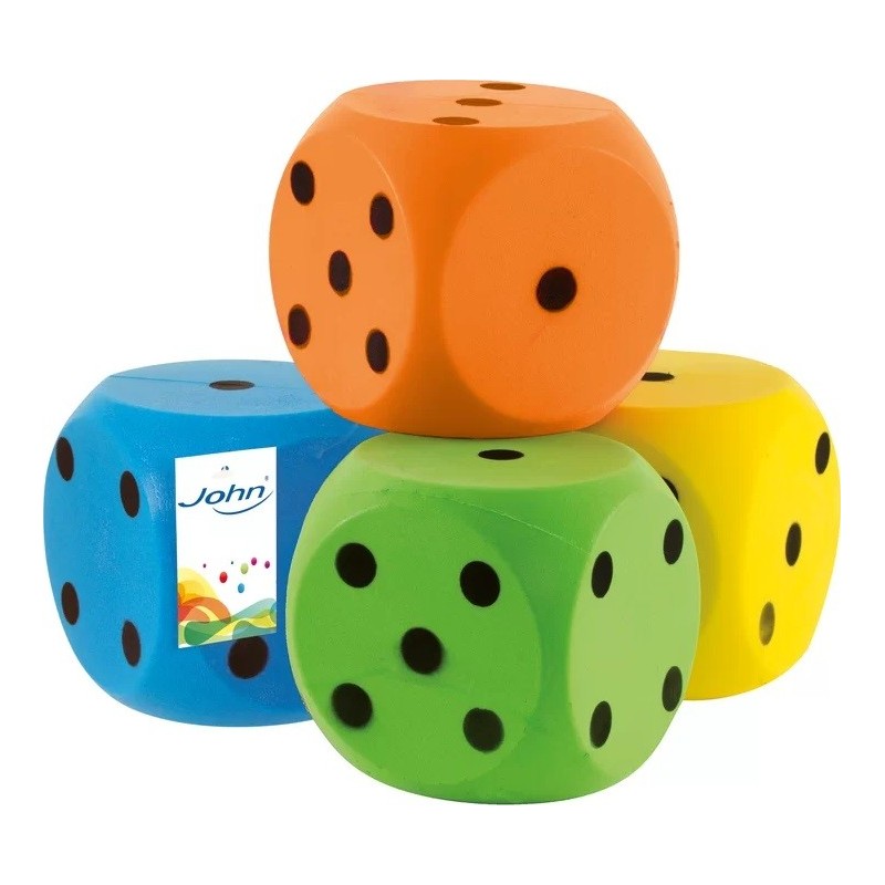 John - Super Softwürfell 15 cm (gelb) John - Super Softwürfell 15 cm (gelb)