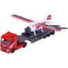 majorette - Transporter (MAN TGX XXL- mit Wasserflugzeug)