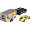 majorette - Race Trailer (Land Rover Defender 110 + Jaguar: Bilstein)