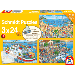Schmidt Puzzle - Wo ist das kleine Segelboot?