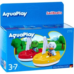 AquaPlay 2 Segelboote + 2 Figuren