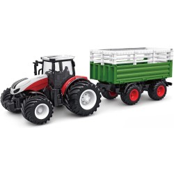 RC Traktor mit Viehtransporter, Sound & Licht, 1:24 RTR