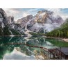 Ravensburger Puzzle - Lago di Braies, Pragser Wildsee 1500 Teile Ravensburger Puzzle - Lago di Braies, Pragser Wildsee 1500 Teile