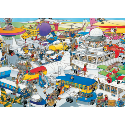 Jan van Haasteren - Busy Airport