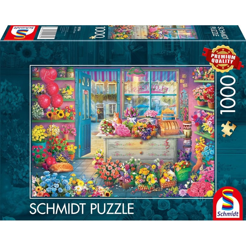 Schmidt Puzzle - Bunter Blumenladen