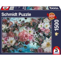 Schmidt Puzzle - Aquascape: Blumen unter Wasser
