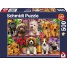 Schmidt Puzzle - Hunde im Regal