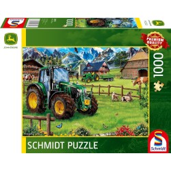 Schmidt - John Deere: Alpenvorland mit Traktor 6120M