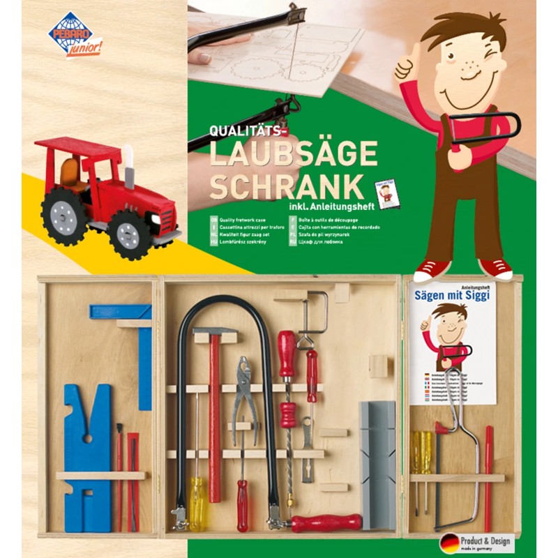 Pebaro - Laubsäge- und Werkzeugschrank Pebaro - Laubsäge- und Werkzeugschrank