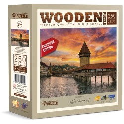 Wooden Puzzle - Kapellbrücke