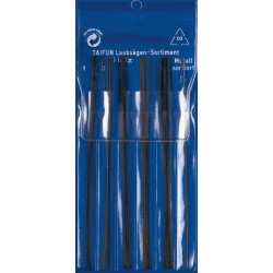 Pebaro - Laubsägeblatt-Set, 22 Stück Stärken ass. 1,3,5,7,9, für Holzarbeiten