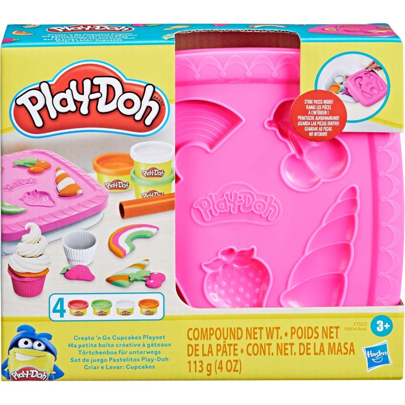 Play-Doh - Knetboxen für unterwegs (pink) Play-Doh - Knetboxen für unterwegs (pink)