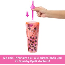 Barbie Pop Reveal Bubble Tea und Zubehör-Set (Mango-Mochi)