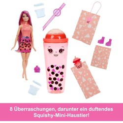 Barbie Pop Reveal Bubble Tea und Zubehör-Set (Mango-Mochi)