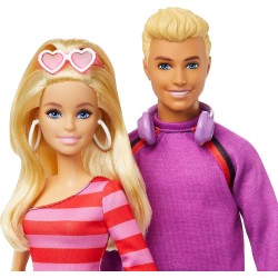 Barbie Fashionista Ken & Barbie mit Rollschuhe und Zubehör