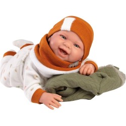 Llorens - Babypuppe Junge fröhlich