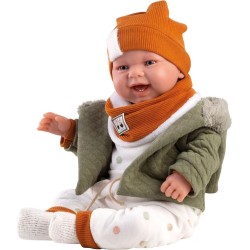 Llorens - Babypuppe Junge fröhlich