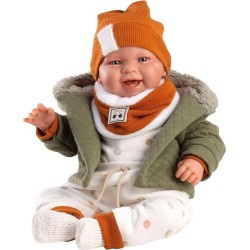 Llorens - Babypuppe Junge fröhlich