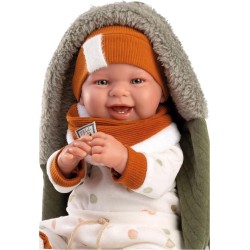 Llorens - Babypuppe Junge fröhlich