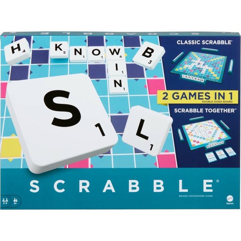 Mattel Games - Scrabble Original 2 In 1