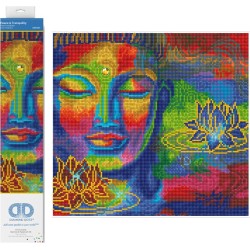 Diamond Dotz - Buddha und Lotusblumen