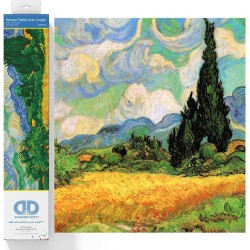 Diamond Dotz - Weizenfeld mit Zypressen (Van Gogh)
