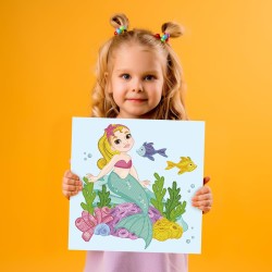 Diamond Dotz (Painting) - Kleine Meerjungfrau
