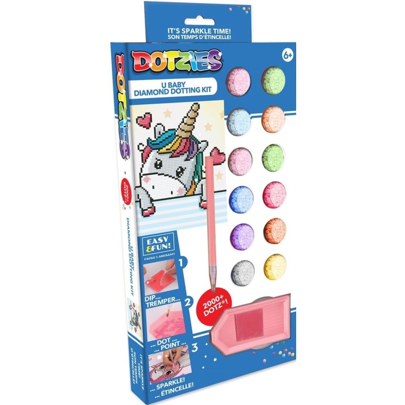 Diamond Dotz (Painting) - Dotzies Einhornbaby