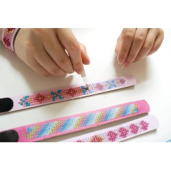 Diamond Dotz (Painting) - Dotzies Armbänder Retro Pink