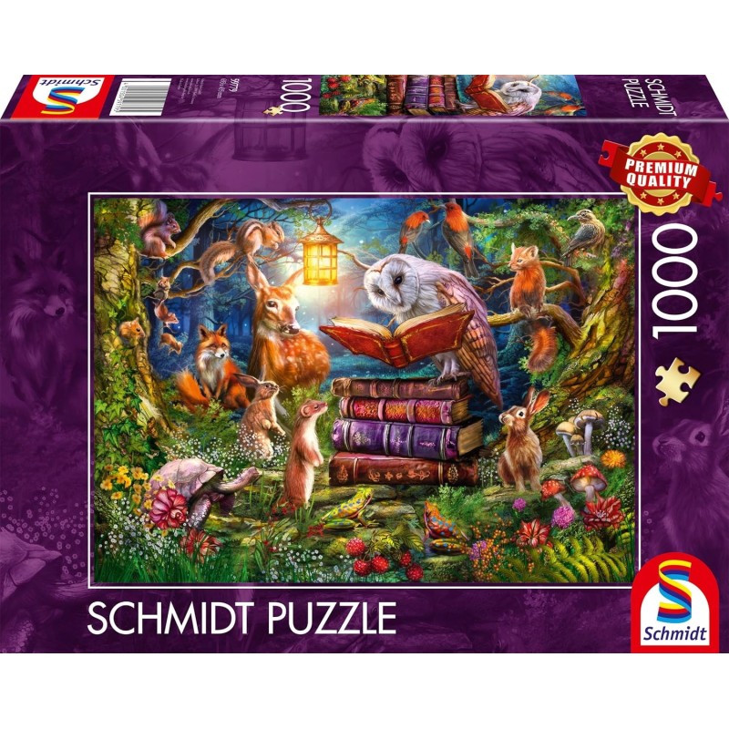 Schmidt Puzzle - Waldgeschichten zur Nacht