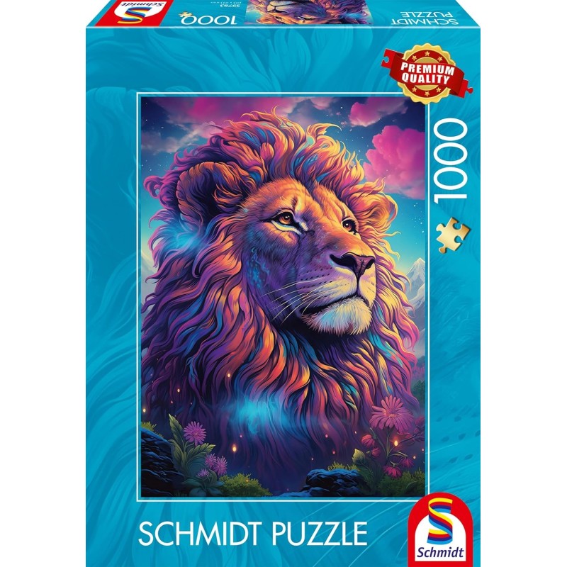 Schmidt Puzzle - Löwe im Farbenwind