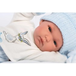 Llorens - Bimbo mit himmelblauem Kissen