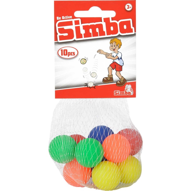 Simba - 10 Sprungbälle im Netz (einfarbig) Simba - 10 Sprungbälle im Netz (einfarbig)