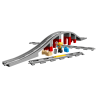 LEGO DUPLO - Eisenbahnbrücke und Schienen