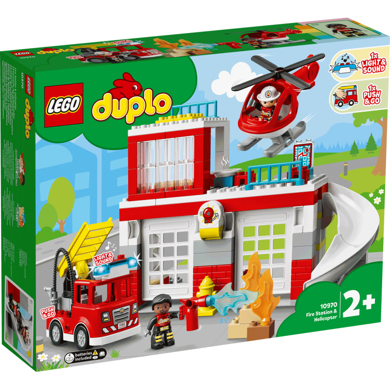 LEGO duplo 10970 - Feuerwehrwache mit Hubschrauber