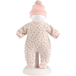 Llorens - Pyjamaset beige Blumen für 32cm Puppen