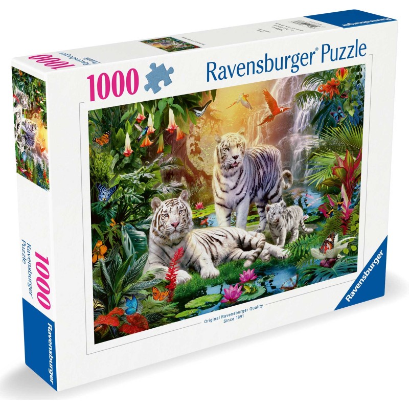 Ravensburger Puzzle - Familie der Weissen Tiger Ravensburger Puzzle - Familie der Weissen Tiger