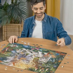 Ravensburger Puzzle - Familie der Weissen Tiger