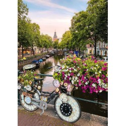 Ravensburger Puzzle - Fahrrad und Blumen in Amsterdam
