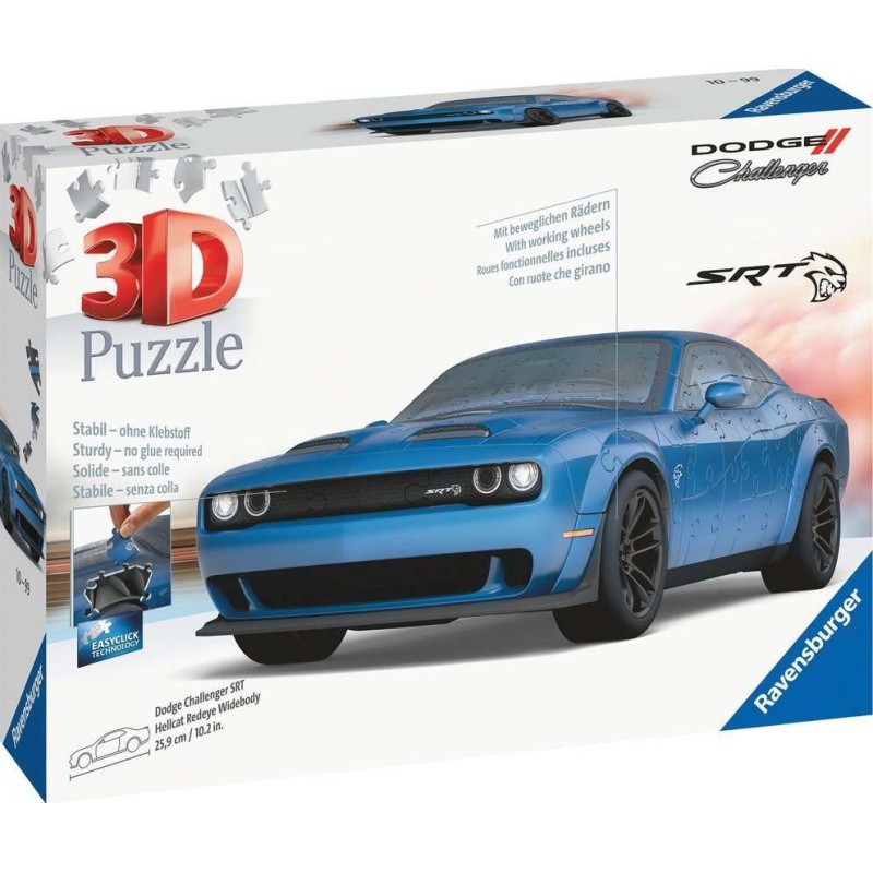 Ravensburger 3D Puzzle - Dodge Challenger SRT Hellcat Redeye Widebody Ravensburger 3D Puzzle - Dodge Challenger SRT Hellcat Redeye Widebody