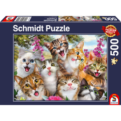 Schmidt Puzzle - Katzen-Selfie