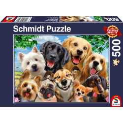 Schmidt Puzzle - Hunde-Selfie