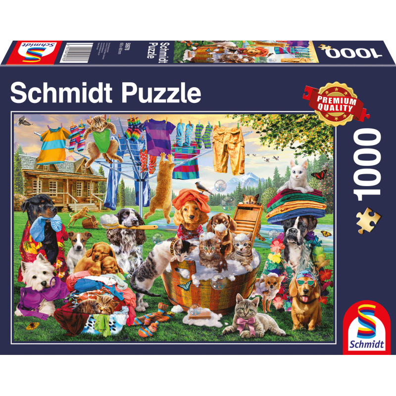 Schmidt Puzzle - Verrückter Haustiergarten Schmidt Puzzle - Verrückter Haustiergarten
