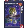 Schmidt Puzzle - Wolf im Mondlicht