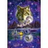 Schmidt Puzzle - Wolf im Mondlicht